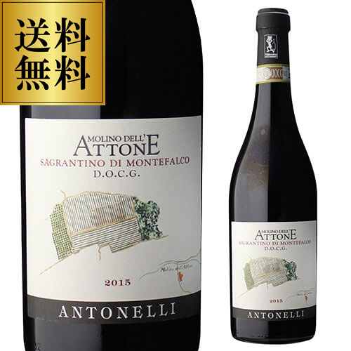送料無料 モリーノ デッラットーネ モンテファルコ サグランティーノ 2016 or 2019 アントネッリ 750ml イタリア ウンブリア 辛口 オーガニック ビオ 赤ワイン 浜運A ギフト