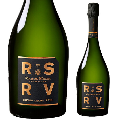 「クリスマスセール」メゾン　マム　RSRV キュヴェ・ラルー シャンパン2013 楽天市場】メゾン マムRSRV キュヴェ ラルー [2013] 正規品 箱なし