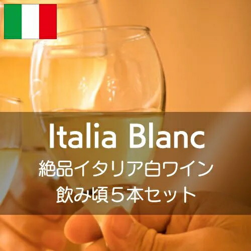 絶品イタリア白ワイン飲み頃5本セット！【ワインセット】｜ワイン通販ワインホリック