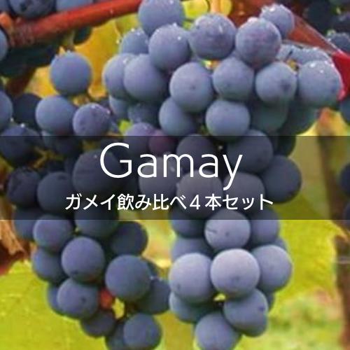 ガメイ飲み比べ４本セット【ワインセット】