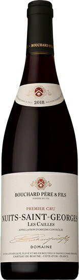 ●ドメーヌ ブシャール ペール エ フィス ニュイ サン ジョルジュ プルミエクリュ レ カイユ [2018] 750ml 赤DOMAINE BOUCHARD PERE ET FILS NUITS ST GEORGES PREMIER CRU LES CAILLES｜WINE NATION 店