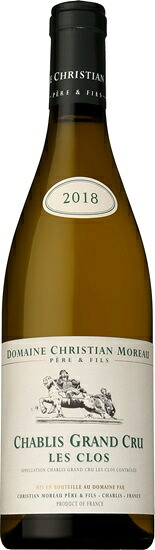 ドメーヌ クリスチャン モロー シャブリ グランクリュ レ クロ [2018] 750ml 白 CHABLIS GRAND CRU LES CLOS