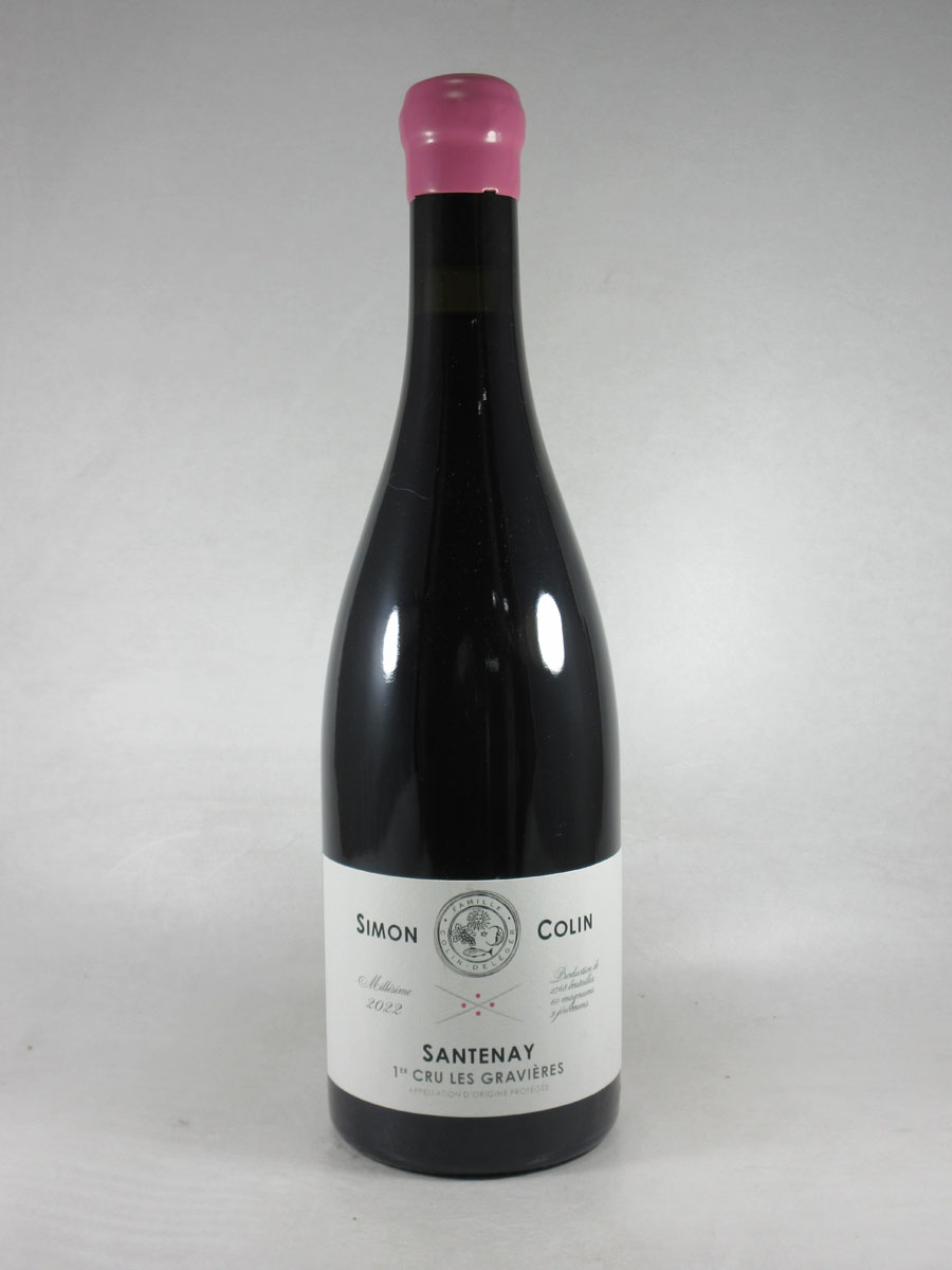 シモン コラン サントネー プルミエ クリュ レ グラヴィエール [2022] 750ml 赤 Simon COLIN Santenay 1er Cru Les Gravieres