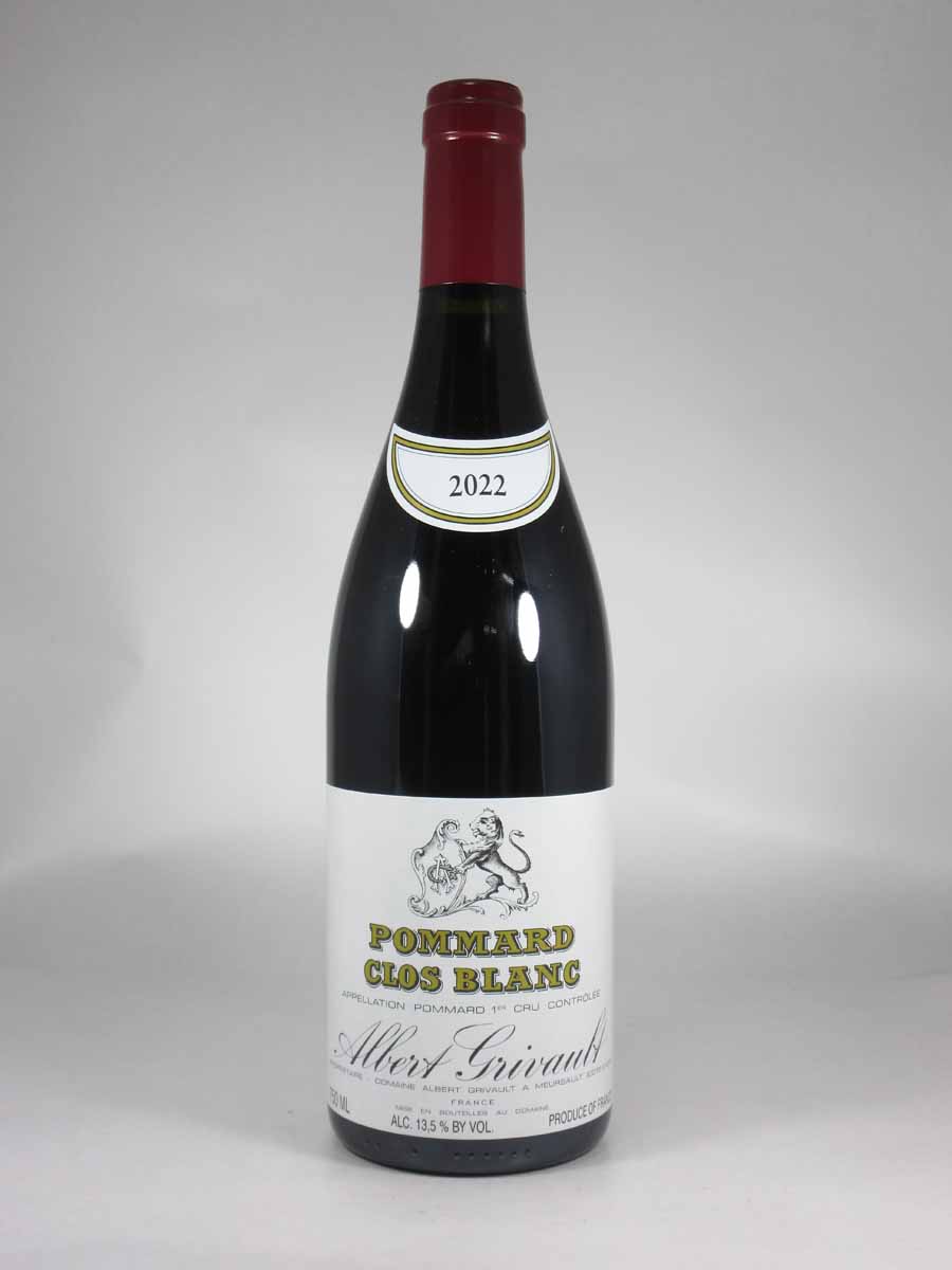 ●アルベール グリヴォ ポマール プルミエ クリュ クロ ブラン [2022] 750ml 赤 Albert GRIVAULT Pommard 1er Cru Clos Blanc｜WINE NATION 店