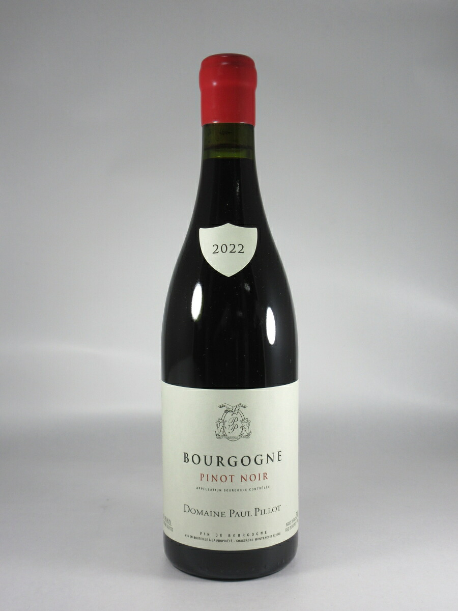 ポール ピヨ ブルゴーニュ ピノ ノワール [2022] 750ml 赤 Paul PILLOT Bourgogne Pinot Noir