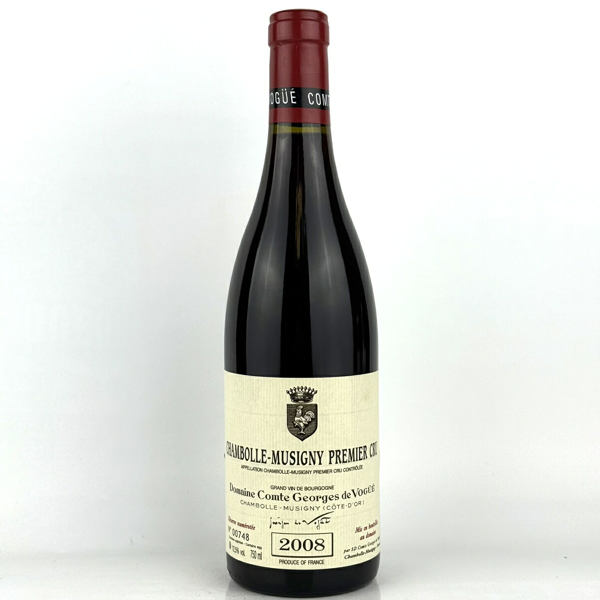コント ジョルジュ ド ヴォギュエ シャンボール ミュジニー プルミエ クリュ [2008] 750ml 赤 Comte Georges de Vogue Chambolle Musigny 1er Cru