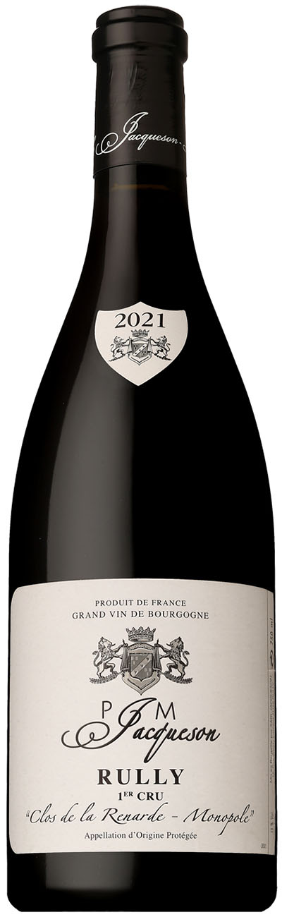 ドメーヌ ジャクソン リュリー プルミエクリュ ルージュ クロ ド ラ ルナルド [2021] 750ml 赤 DOMAINE JACQUESON RULLY PREMIER CRU CLOS DE LA RENARDE MONOPOLE ROUGE