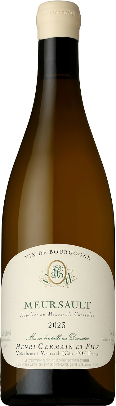 ●ドメーヌ アンリ ジェルマン ムルソー [2023] 750ml 白DOMAINE HENRI GERMAIN MEURSAULT｜WINE NATION 店