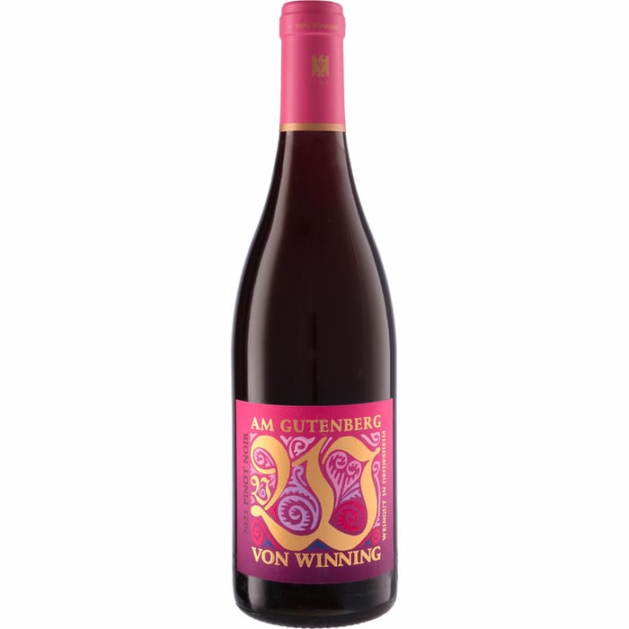 ●ヴァイングート フォン ウィニング フォン ウィニング ピノ ノワール アム グーテンベルク [2021] 750ml 赤Weingut Von Winning Von Winning Pinot Noir Am Gutenberg Trocken VDP Gutwein｜WINE NATION 店