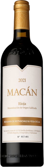 ●ボデガス ベンジャミン ド ロートシルト & ベガ シシリア マカン [2021] 750ml 赤BODEGAS BENJAMIN DE ROTHSCHILD & VEGA SICILIA MACAN｜WINE NATION 店 11,974円