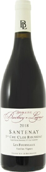 バシェ　ルグロ　サントネイ　ＰＣ　クロ　ルソー　レ　フルノー　ＶＶ　[2022]　750ml　赤　BACHEY LEGROS　SANTENAY 1ER CRU CLOS ROUSSEAU LES FOURNEAUX VIEILLES VIGNES