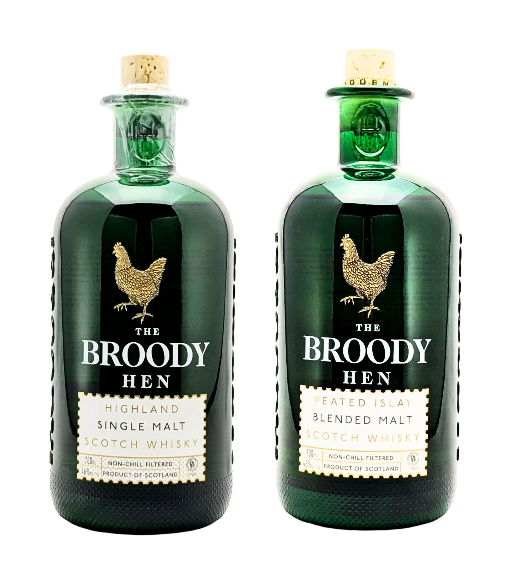 ザ・ブルーディ・ヘン スコッチ ウイスキー 2本 飲み比べ セット 各700ml 46% シングルモルト ブレンデッドモルト｜Winenot 店