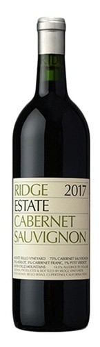 【2017】リッジ ヴィンヤーズ　カベルネ ソーヴィニヨン エステイト　Ridge Vineyards Cabernet Sauvignon Estate/アメリカ/カリフォルニア/赤ワイン/アメリカ/カリフォルニア/赤ワイン｜ワインセラーパリ16区