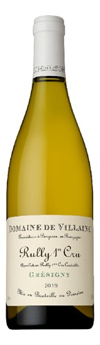 【2019】ドメーヌ ド ヴィレーヌ リュリー 1er Cru ブラン グレズィニ　Domaine de Villaine Rully 1er Cru Blanc Gr・・signy