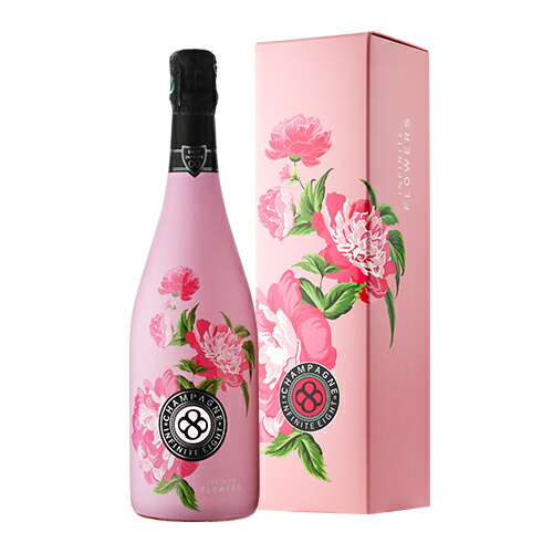 インフィニット エイトフラワーズ ブリュット ロゼ [NV] 正規品 BOX 750ml モンターニュ ド ランス シャンパーニュ 辛口 シャンパン 浜運Aプレゼント ギフト パーティー 退職祝い 就職祝い 送別会 新生活 キャンプ アウトドア｜WINE PRO店