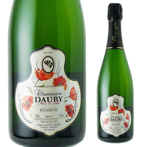 ドビ　ブリュット レゼルヴ 750ml 正規品 シャンパン シャンパーニュ 浜運A 花柄 4/10　1:59まで