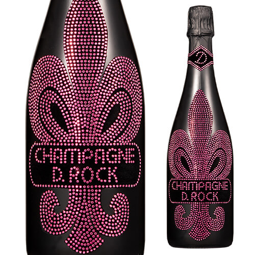 D．ROCK シャンパン ロゼ 750ml 正規品 辛口 ディーロック ピノ ノワール シャルドネ ラグジュアリー シャンパーニュ 浜運A 映え お祝い ギフト プレゼント ギフト パーティー 退職祝い 就職祝い 送別会 新生活 キャンプ アウトドア