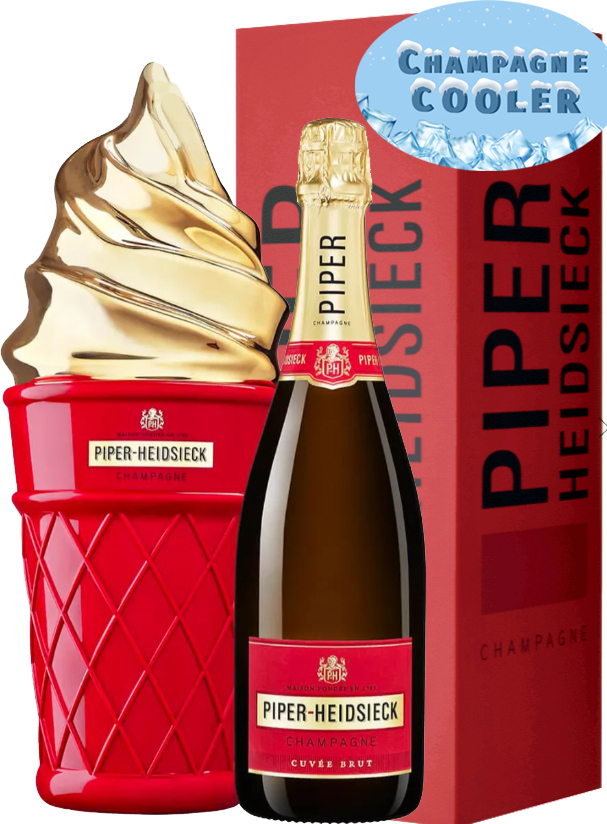 休み パイパー エドシック アイスクリーム クールボックス キュヴェ ブリュット ボックス付 <BR>PIPER HEIDSIECK CUVEE  BRUT ICE COOLER BOX CHAMPAGNE 750ml スパークリングワイン スパークリング ワイン 辛口