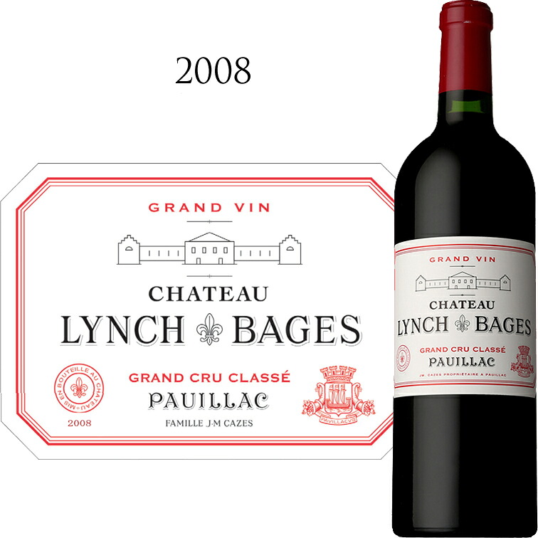 シャトー ランシュ バージュ[2008]CH.LYNCH BAGES PAUILLAC 750ml 赤ワイン｜青山ワインマーケット
