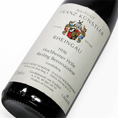 ホッホハイマー・ヘーレ・リースリング[1996] ベーレン・アウスレーゼフランツ・キュンストラー　375ml｜ワイン専科．ＣＯＭ