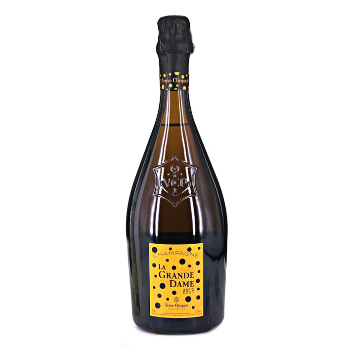 【楽天市場】ヴーヴ クリコ ラ グランダム 草間彌生 コラボ 2012 VEUVE CLICQUOT LA GRANDE DAME YAYOI  KUSAMA ギフトボックス 箱付 シャンパン 750ml フランス シャンパーニュ 白ワイン 白 辛口 泡 ワイン 熨斗 のし対応 贈り物 贈り物  贈答 ギフト ...