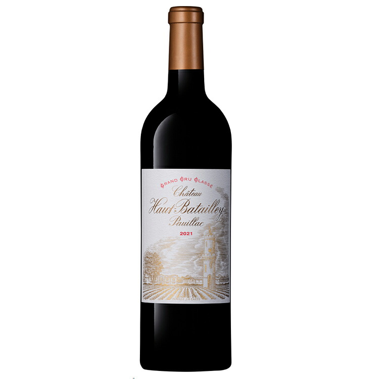 シャトー オー バタイエ 2021 赤ワイン フランス ボルドー メドック HAUT BATAILLEY PAUILLAC メドック格付け5級 750ml パーカーポイント91点 ワイン 高級 贈り物 ギフト 誕生日 プレゼント|ワイン輸入直販 WINE TRUSTY
