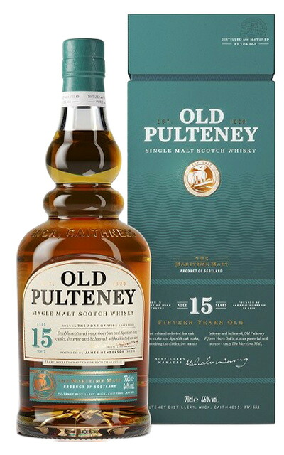 【正規品 箱入】オールド プルトニー 15年 シングル モルト スコッチ ウイスキー ノンチルフィルタード 700ml 46％ OLD PULTENEY AGED 15 YEAR SINGLE MALT SCOTCH WHISKY 700ml 46%