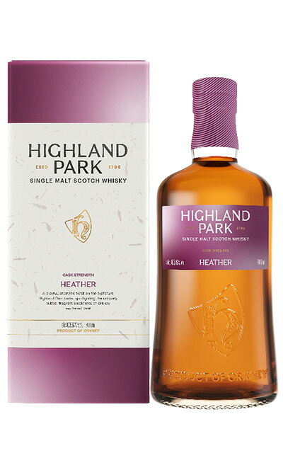 【正規品 箱入】ハイランドパーク カスクストレングス ヘザー シングル モルト スコッチ ウイスキー 700ml 63.6%HIGHLANDPARK CASK STRENGTH HEATHER SINGLE MALT SCOTCH WHISKY|うきうきワインの玉手箱