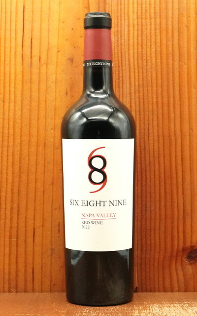 SIX EIGHT NINE ナパバレー 赤ワイン 2020 4本セット SIX EIGHT NINE ナパバレー 赤ワイン 2020 4本セット シックス