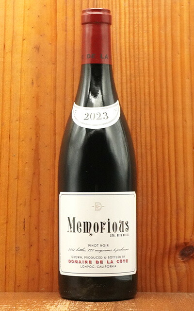 ドメーヌ ド ラ コート メモリアス ピノ ノワール サンタ リタ ヒルズ 2023 ドメーヌ ド ラ コート元詰Domaine de la Cote Memorious Pinot Noir 2023 Sta. Rita Hills|うきうきワインの玉手箱