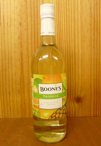 【500均】ブーンズ・トロピカル・甘口・微発泡・フルーツワイン・スクリューキャップBoon'es Tropical (Fine apple wine snt other natural flavors)【wineuki_BOO】
