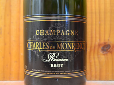 シャルル ド モンランシー シャンパーニュ レゼルヴ ブリュット ポール ローラン 泡 白 ワイン 辛口 750ml シャンパンCharles de Monrency Champagne Reserve Brut シャルル ド モンランシー シャンパーニュ レゼルヴ ブリュット ポール ローラン 泡 白 ワイン 辛口 750ml シャンパンCharles de Monrency Champagne Reserve Brut