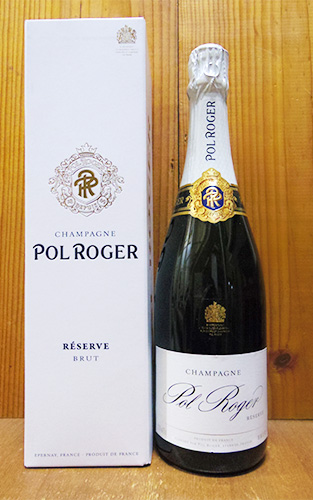 【ギフト箱入】ポル ロジェ シャンパーニュ ブリュット レゼルヴ NV ギフト 箱付 正規 白 泡 シャンパン 750mlPol Roger Champagne Brut Reserve N.V AOC Champagne Gift Box