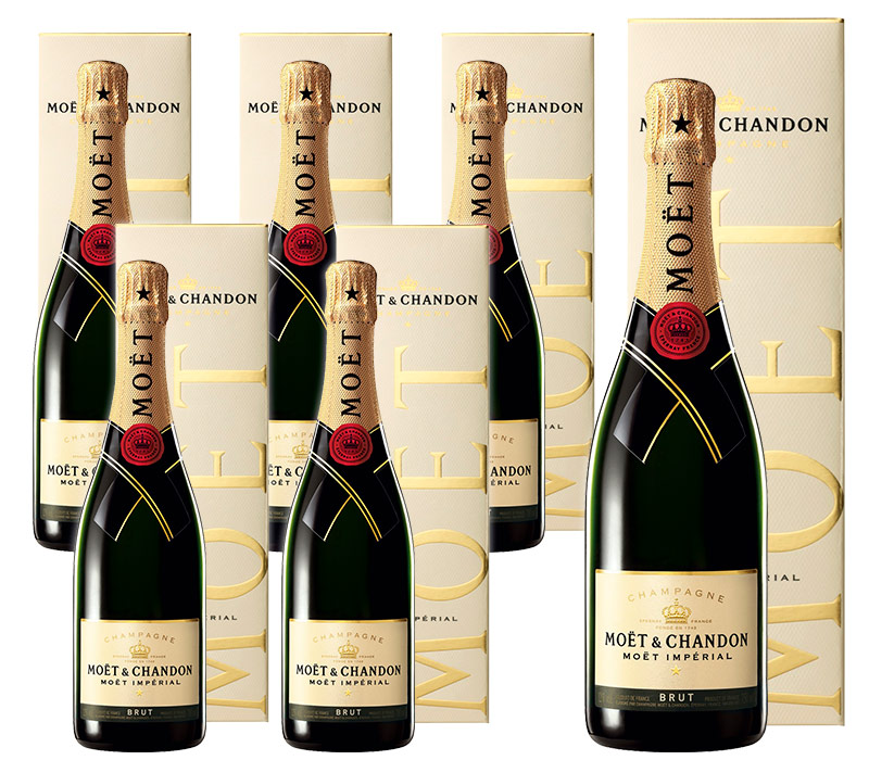 モエ・エ・シャンドン BRUT IMPÉRIAL 750ml 2本セット MOET＆CHANDON モエ・エ・シャンドン 正規公式店 紅白セット