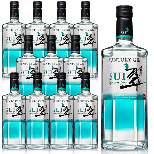 送料無料 12本セット 40% 40％SUNTORY 700ml 700ｍｌ GIN JAPANEASE SUI gin_SUIG すい クラフト  サントリージン ジャパニーズ ジン 正規品 翠 バーゲンで 正規品