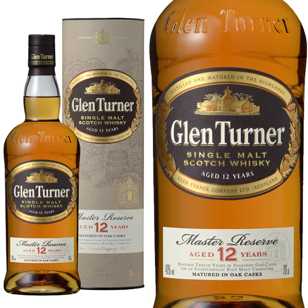 正規品 グレンターナー 12年 シングル モルト スコッチ ウイスキー グレンマレイ蒸留所 700ml 40％GLEN TURNER  AGED12YEAR SINGLE MALT SCOTCH WHISKY 40% 【日本産】