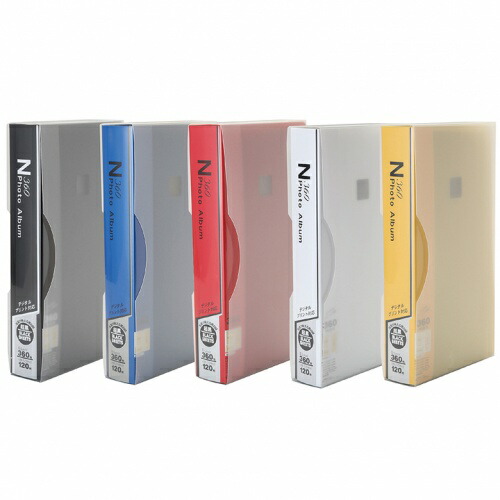 楽天市場】大容量 L判 360枚収納N360フォトアルバム イエロー/ブルー