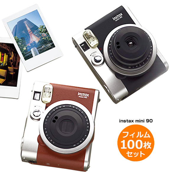 FUJIFILM instax mini 90 ネオクラシック カメラ チェキ+forest