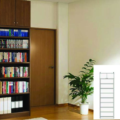 文庫本収納 その他 収納家具 薄型突っ張り本棚 薄型突っ張り本棚 スリム 1cm刻みで幅を指定 フィギュア等の収納に 人気色 ブラック ブラウン 奥行19cmx高さ241 250cmx幅45 59cm 薄型突っ張り本棚 薄型収納 木製書庫 M3 オーダー本棚 マンガ 本などの収納に 日曜大工