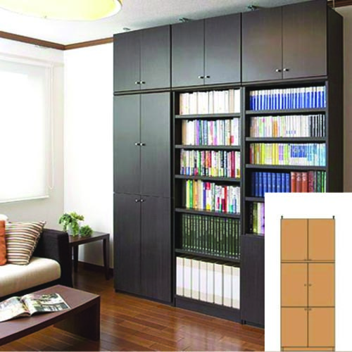 大型全面扉収納 書類等の収納に 組立家具 奥行40cmx高さ250 259cmx幅60 70cm 間仕切り本棚 オーダー本棚 模型 子供本棚収納 収納家具 壁面書棚 幅1cm単位オーダー 書類 壁全体を天井まで収納棚に G2 模型 大型全面扉収納 A3本棚 オーダー本棚 小説などの収納に