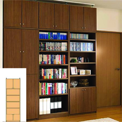 素晴らしい外見 Diy 新聞などの収納に オーダー本棚 衣類 M2 扉付本棚 奥深書庫 奥深下扉付書庫 奥深下扉付書庫 標準棚板 厚さ1 7cm 高さ２３２ ２４１ｃｍ幅４５ ５９ｃｍ奥行４６ｃｍ 本棚 ラック カラーボックス Www Accellclinical Com