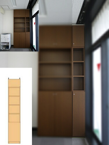 美しい 薄型本棚 多目的本棚 Ux 扉付すきま壁収納 扉付き収納 本棚 薄型 Diy 薄型本棚 タフ棚板 厚さ2 5cm 高さ２７４ １ ２８３ １ｃｍ幅３０ ４４ｃｍ奥行３１ｃｍ厚棚板 棚板厚2 5cm リビング壁面収納 システム収納