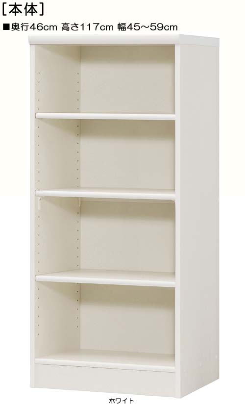 購入注文書物棚 高さ１１７ｃｍ幅４５～５９ｃｍ奥ぶかさ４６ｃｍ\u003cBR\u003eレコード盤見せびらかす 待ち合い室仕合わせ 幅購入注文1糎ユニット 判定基準棚板棚 購入注文書物棚 取り片づける棚 幅 57 糎 横幅 申しつける