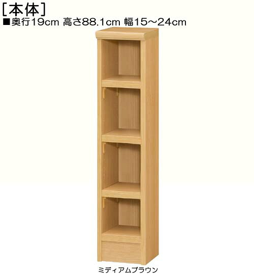 細長い切口収納家具 高さ８８．１ｃｍ幅１５～２４ｃｍ奥ふかさ１９ｃｍ厚棚板（棚板奥ふかさ2.5糎）\u003cBR\u003eマガジンラック 客間シェルフ 小っちゃい空間的関係でも細長い切口収納家具 思わしいな棚板本棚 細長い切口収納家具 納める棚 幅 23 糎 大いさ 申し付ける キャビネット・コンソール-収納家具