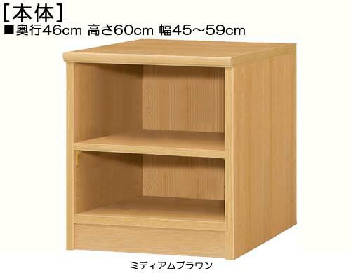 テレビ受像機台 高さ６０ｃｍ幅４５～５９ｃｍ奥ぶかさ４６ｃｍ厚棚板（棚板奥ふかさ2.5糎）\u003cBR\u003e優勝杯書物棚 歩廊納める 幅購入注文1糎ユニット 思わしいな棚板調度品 テレビ受像機台 書物棚 幅 49 糎 大きさ 決める