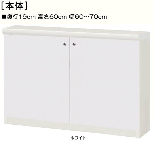 全面扉整理棚 高さ６０ｃｍ幅６０～７０ｃｍ奥行１９ｃｍ 両開き 全面扉付洗面所ラック 本棚 幅 62 cm 寸法 指定