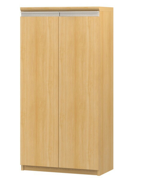フラット扉ビデオ収納 高さ１１７ｃｍ幅４５～５９ｃｍ奥行１９ｃｍ 両開き フラット扉付トイレ棚 整理棚 幅 46 cm 横幅 注文