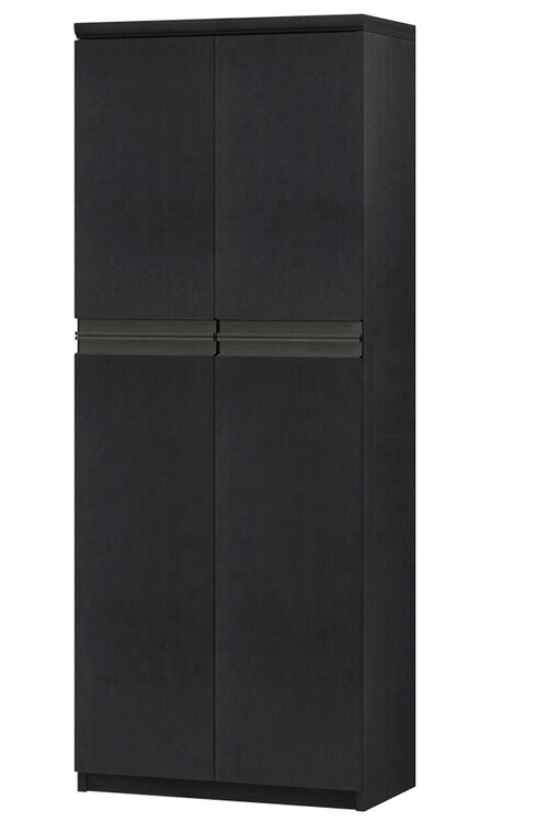 フラット扉クローゼット 高さ１４９．９ｃｍ幅４５～５９ｃｍ奥行３１ｃｍ 上下共両開き フラット扉付サニタリ棚 整理棚 幅 46 cm 横幅 注文
