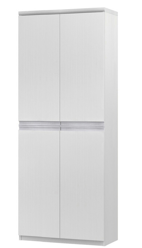 フラット扉オーダー壁面収納 高さ１７８ｃｍ幅６０～７０ｃｍ奥行４６ｃｍ 上下共両開き フラット扉付書斎シェルフ 収納棚 幅 69 cm サイズ 注文