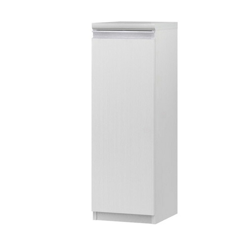 フラット扉キッチン隙間収納 高さ８８．１ｃｍ幅２５～２９ｃｍ奥行３１ｃｍ厚棚板（棚板厚み2.5cm） 片開き(左開き/右開き) フラット扉付図書コーナーシェルフ 整理棚 幅 26 cm 横幅 注文